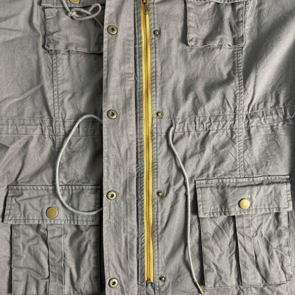 Market & Spruce Charcoal Utility Jacket - Picture 5 of 7